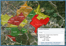 Create trend maps with neighborhood boundaries